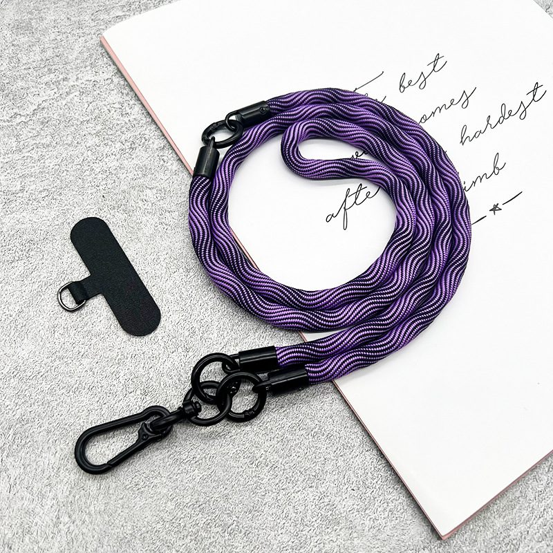 Adjustable Braided Crossbody Phone Lanyard