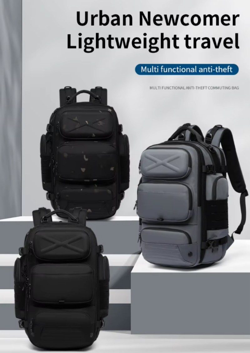 Business Travel Anti‑Theft Laptop Backpack