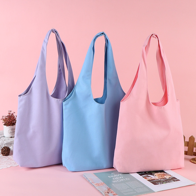 Colorful Custom Shoulder Canvas Tote Bag
