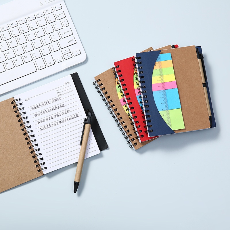 Custom Kraft Notepad with Sticky Tabs
