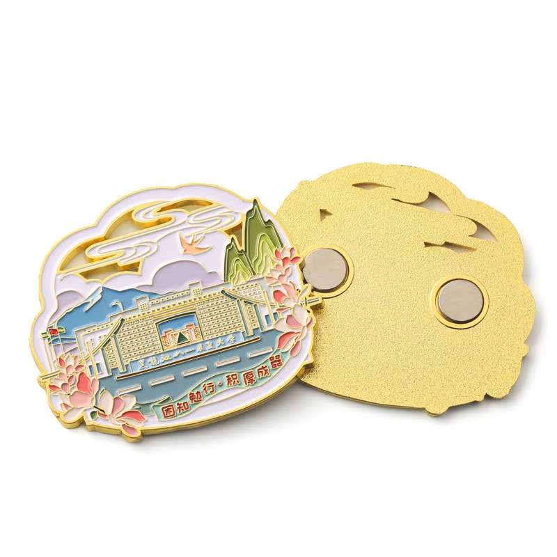 Custom Metal Enamel Fridge Magnets