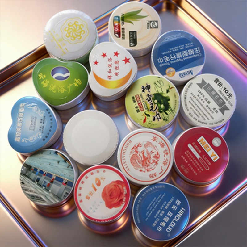 Custom Shaped Disposable Compressed Towel