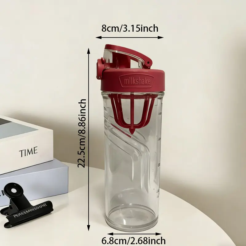 Transparent Straight-neck Plastic Water Bottle