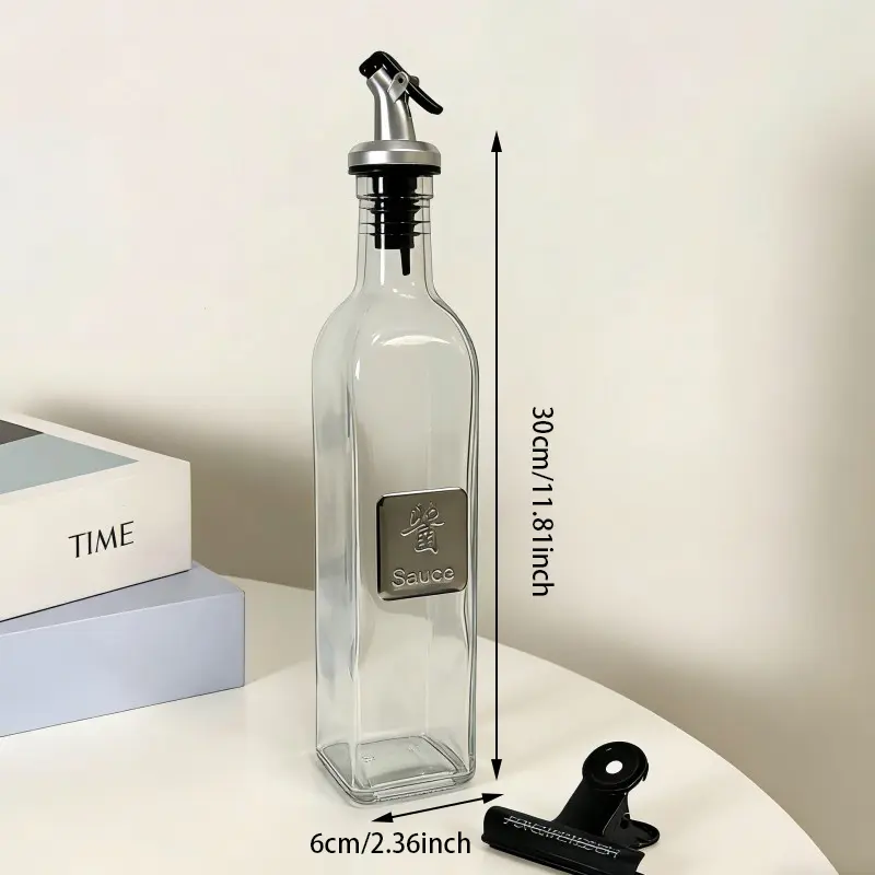 Dual-Style Glass Oil and Vinegar Dispenser Set