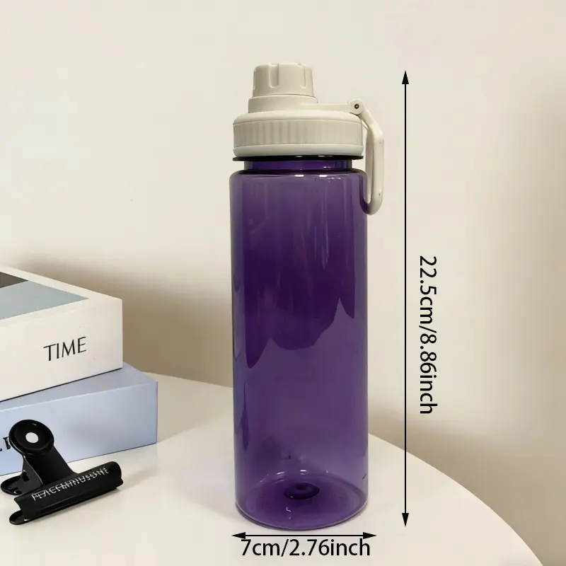 Large-Capacity Transparent Plastic Sports Water Bottles