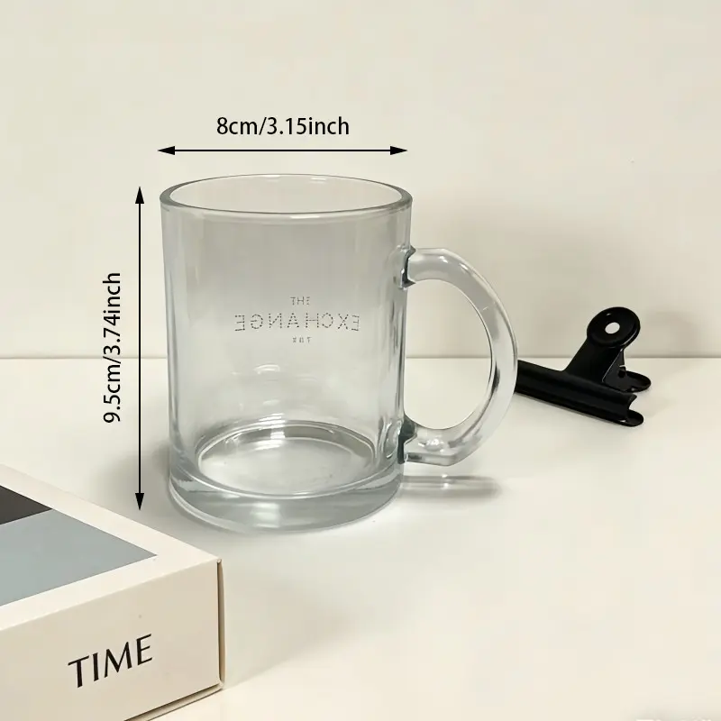 Minimalist Premium Glass Mugs with Handle