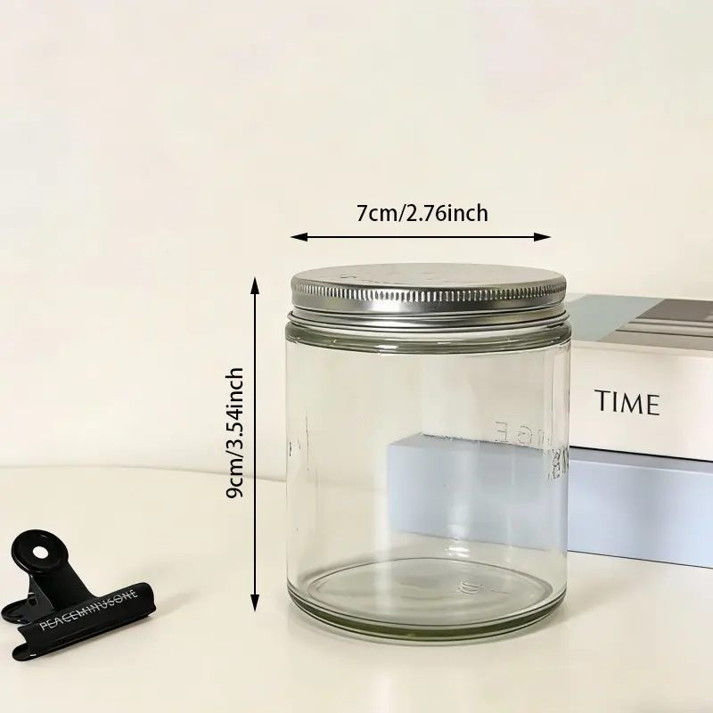 Multi-Purpose Glass Storage Jars with Airtight Lids