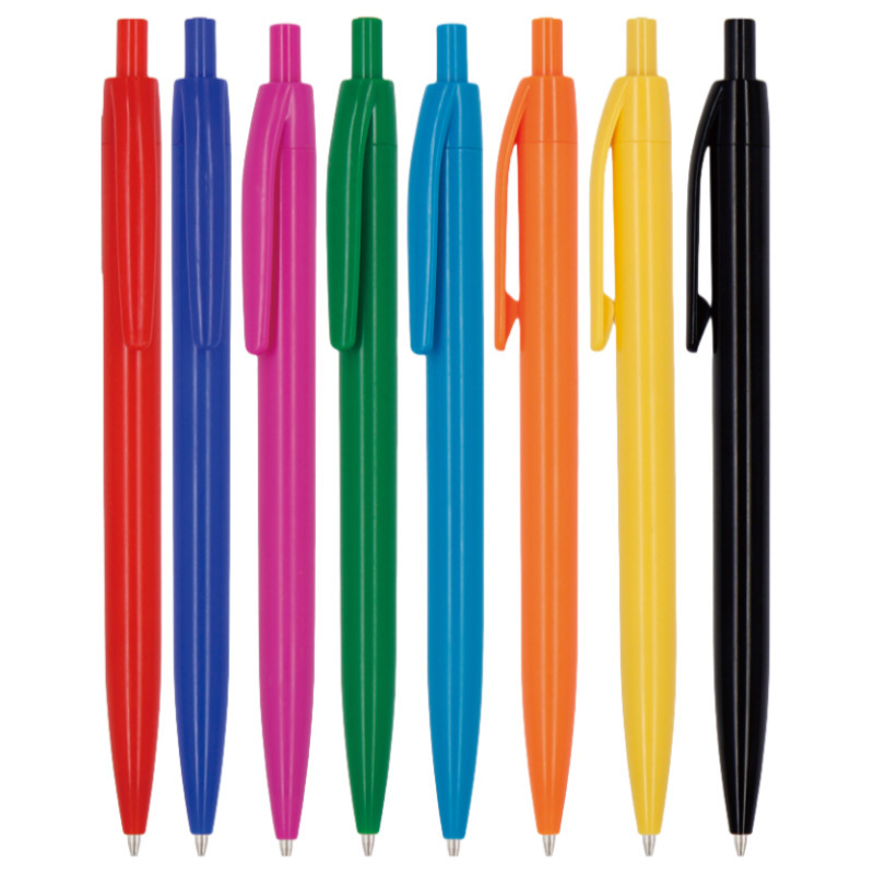 Retractable Plastic Ballpoint Pen