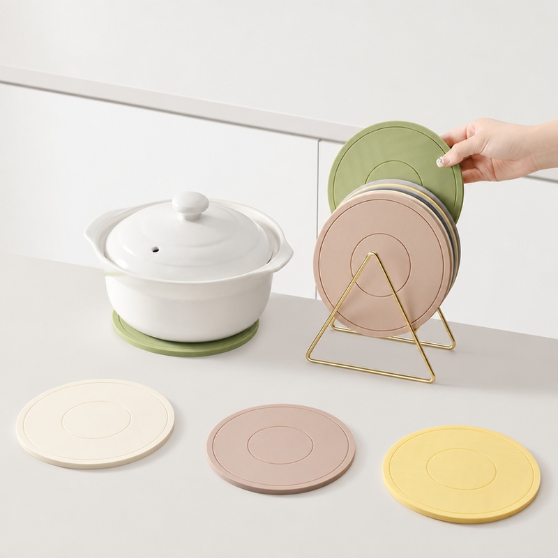 Silicone Heat Resistant Trivet Mat