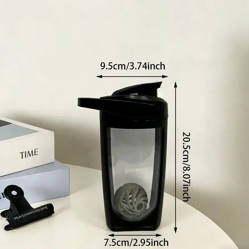 Square Double-Wall Protein Shaker Bottles