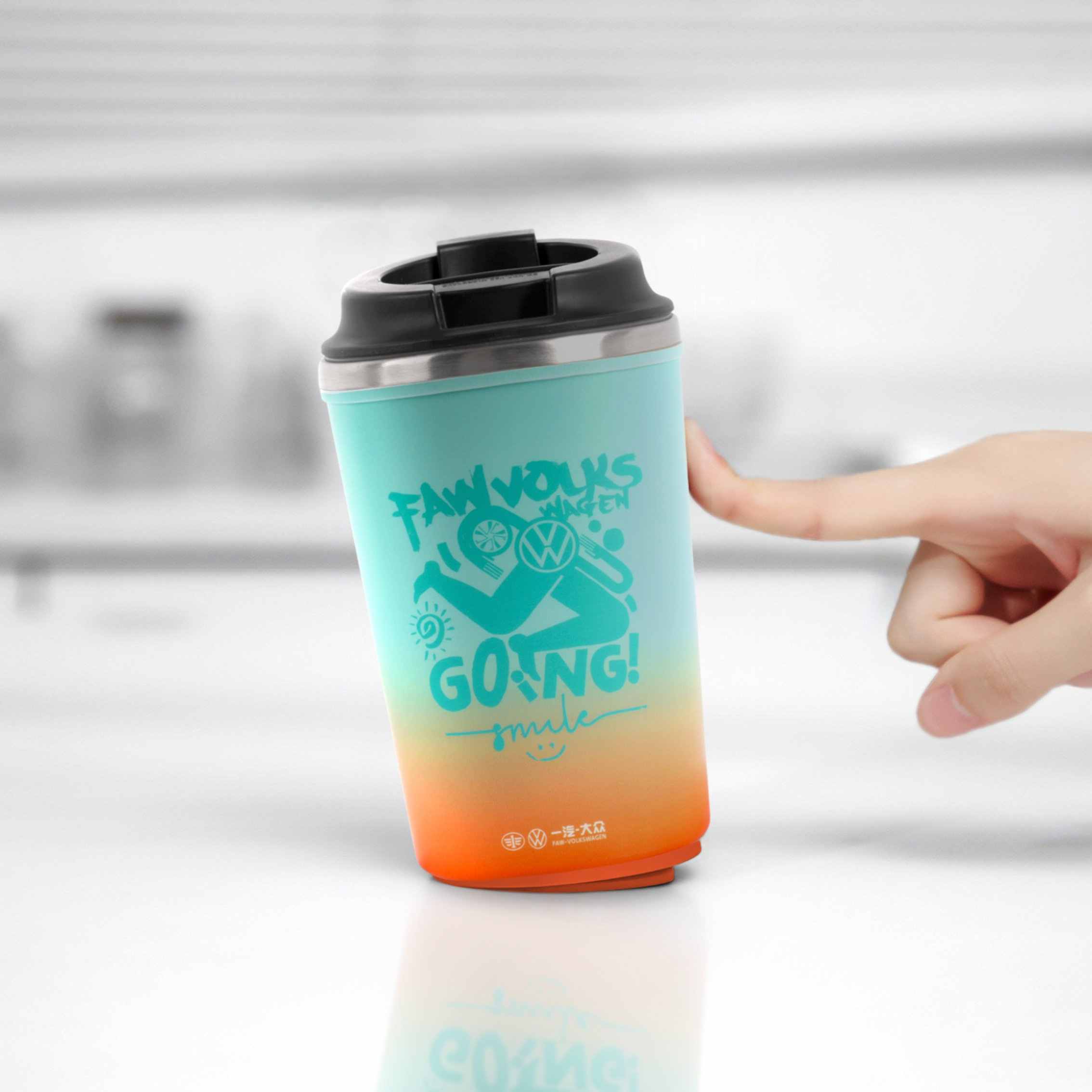 Suction Cup coaster Non-tipping Cup