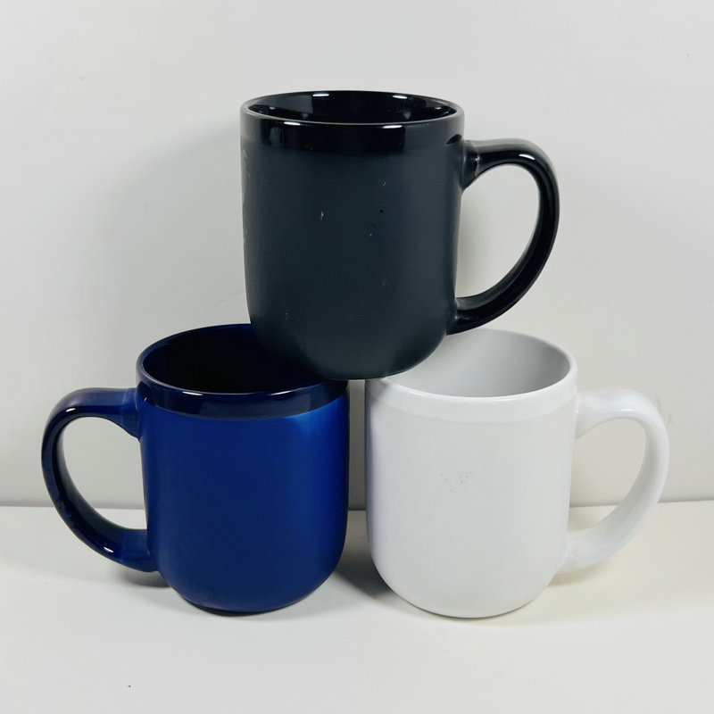 Custom Logo Matte Ceramic Coffee Mug For Cafe Gift