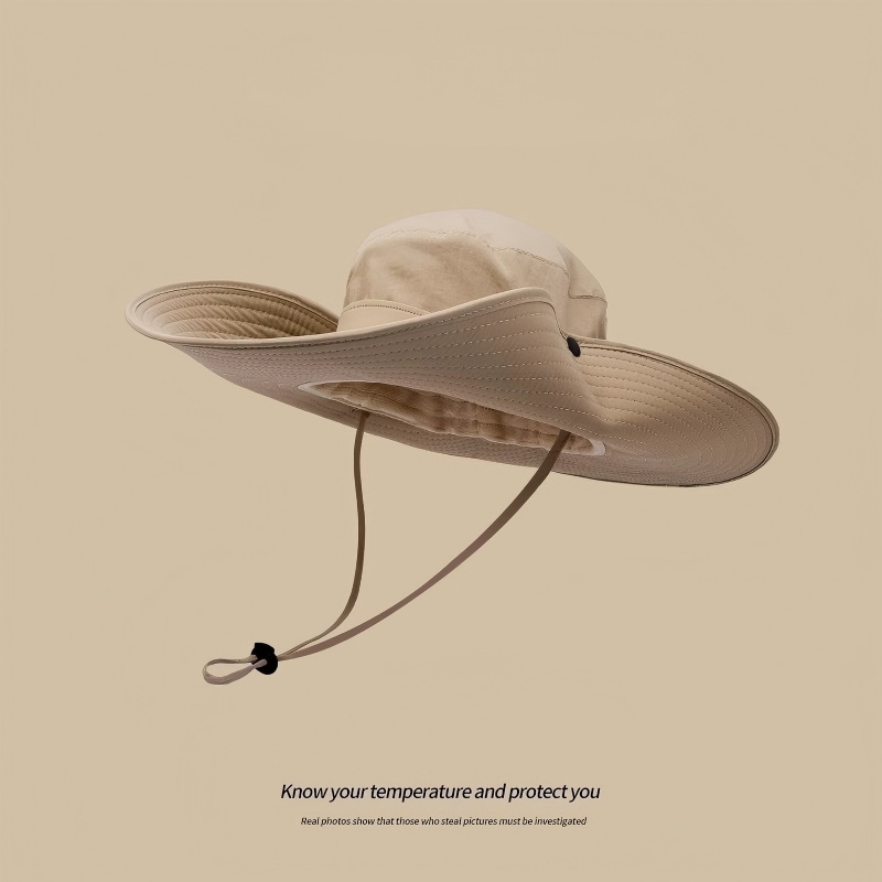Wide Brim Foldable Outdoor Bucket Hat